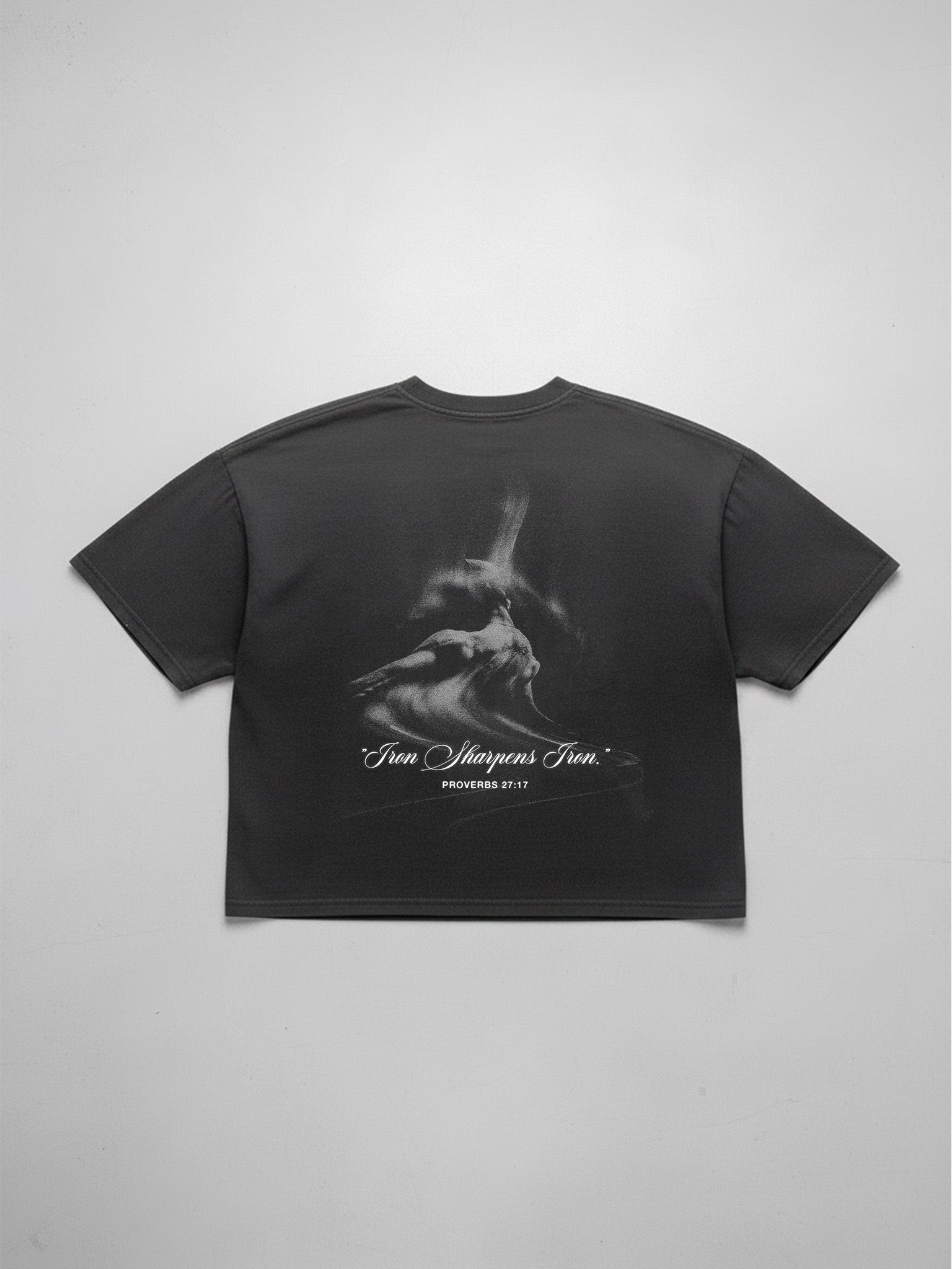 Iron Sharpens Iron tee - back